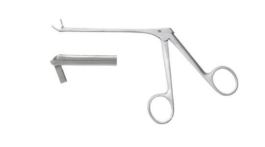 Nasal bone rongeur (after opening)