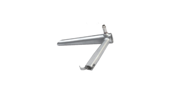 With optical fiber laryngoscope